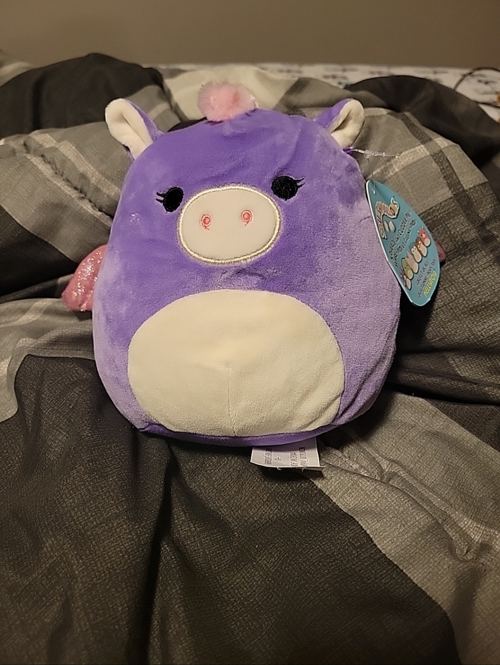 Squishmillows Kellytoy 2017 Astrid The Unicorn 8" Plush